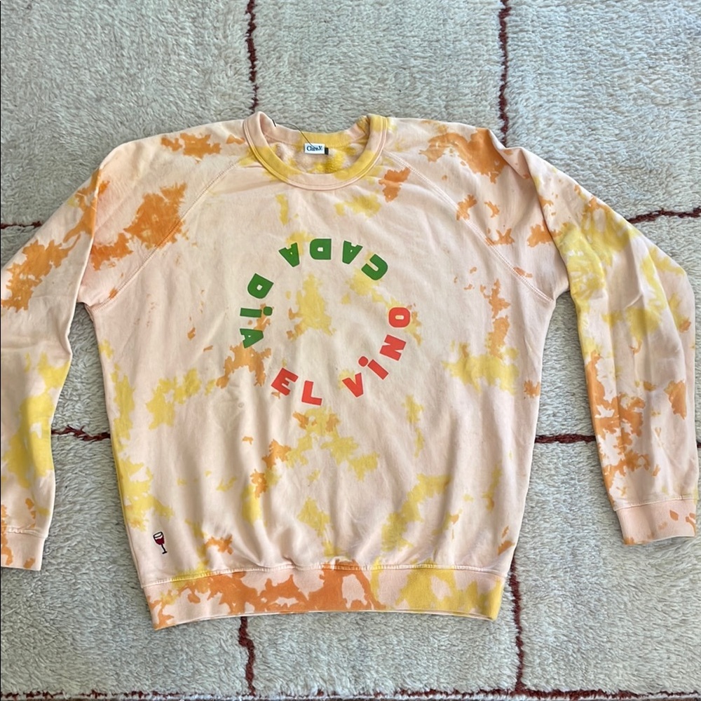 Clare V x el vino sweatshirt NWOT sz S